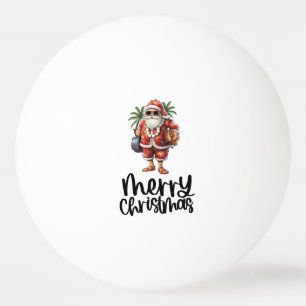 Balle De Ping Pong Noël avec le Père Noël