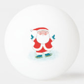 Balle De Ping Pong Noël drôle de vacances (Dos)