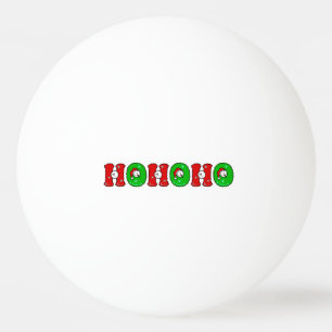 Balle De Ping Pong Noël mignon de bonhomme de neige de rire de HOHOH