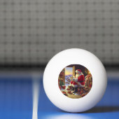 Balle De Ping Pong Noël Père Noël 2 (Filet)