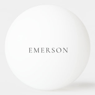 Balle De Ping Pong Noir blanc minimaliste moderne simple