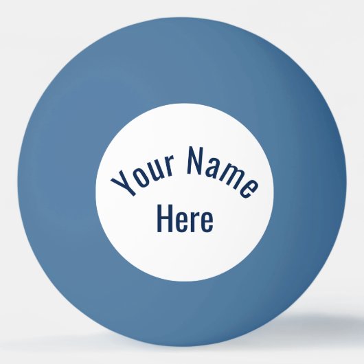Balle De Ping Pong Nom customisé (Devant)