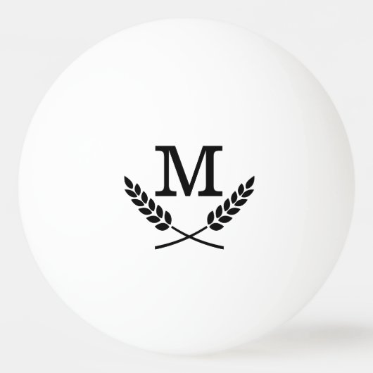 Balle De Ping Pong Nom paraphé des balles de ping-pong pour le tennis (Devant)