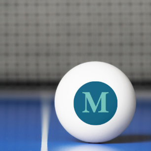 Balle De Ping Pong Nom personnalisé Monogram Ping Pong Ball