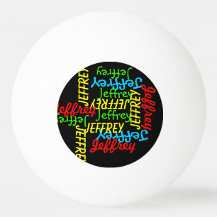 Balle De Ping Pong Noms qui se répètent 