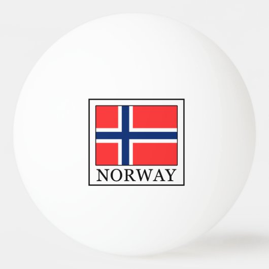 Balle De Ping Pong Norvège (Devant)