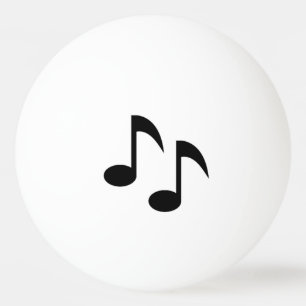 Balle De Ping Pong Notes musicales