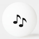 Balle De Ping Pong Notes musicales (Dos)