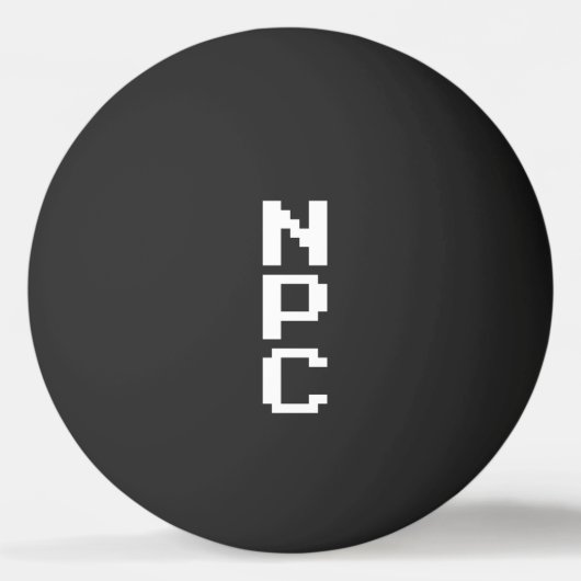 Balle De Ping Pong NPC - Caractère non jouable (Devant)