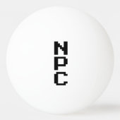 Balle De Ping Pong NPC - Caractère non jouable (Dos)