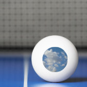 Balle De Ping Pong Nuages blancs/gris et ciel bleu (Filet)