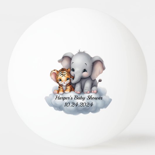 Balle De Ping Pong Nuages d'étranglement (Devant)