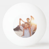 Balle De Ping Pong Number One Dad Custom Name and Photo (Dos)