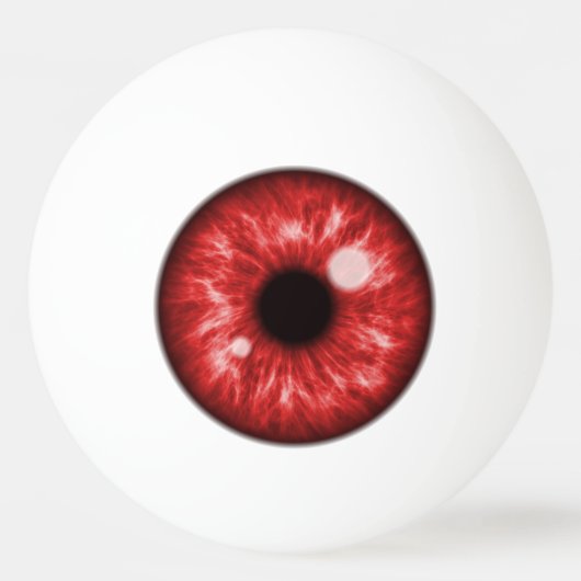 Balle De Ping Pong Oeil rouge amusant (Devant)