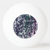 Balle De Ping Pong Œuvre d'art Violet, Vert, Rose, Marbre (Dos)