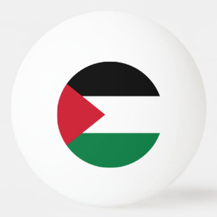 Balle De Ping Pong officiellement le drapeau de l'État de Palestine