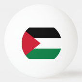 Balle De Ping Pong officiellement le drapeau de l'État de Palestine (Dos)