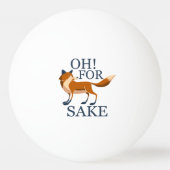 Balle De Ping Pong Oh pour le saké renard (Dos)