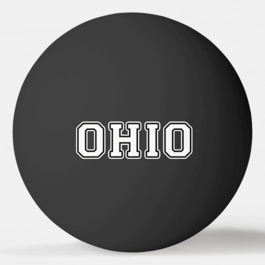 Balle De Ping Pong Ohio (Devant)
