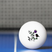 Balle De Ping Pong Oiseau dans la prairie (Filet)