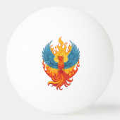 Balle De Ping Pong Oiseau de feu mythologique fantastique lumineux (Dos)