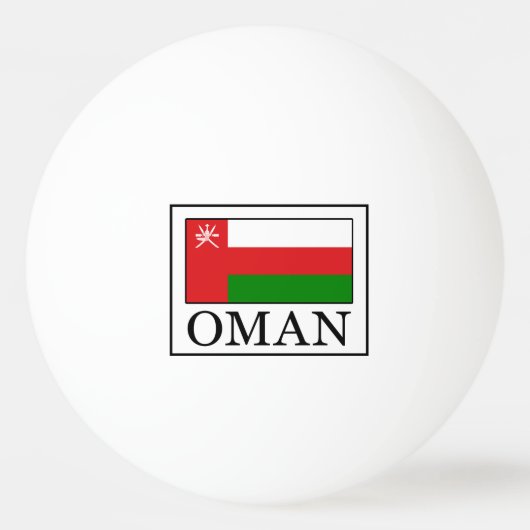 Balle De Ping Pong Oman (Devant)
