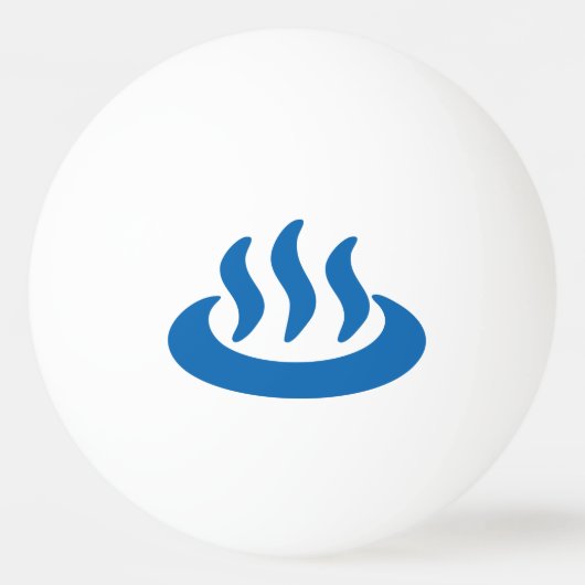 Balle De Ping Pong Onsen ♨ Hot Spring 温 泉 Japonais (Devant)