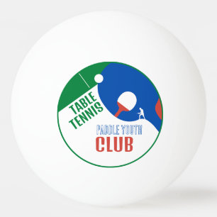 Balle De Ping Pong Paddle Design, Club De Tennis De Table,