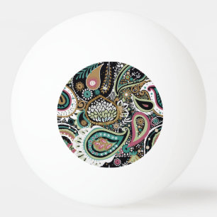 Balle De Ping Pong Paisley asiatique : design moderne et sans soudure
