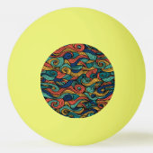 Balle De Ping Pong Paisley haché (Devant)