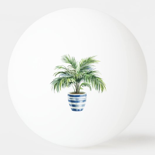 Balle De Ping Pong Palmier (Devant)