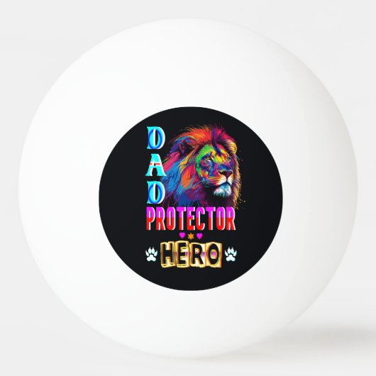 Balle De Ping Pong Papa Protector Hero (Devant)