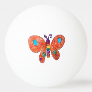 Balle De Ping Pong Papillon Art par Enfants