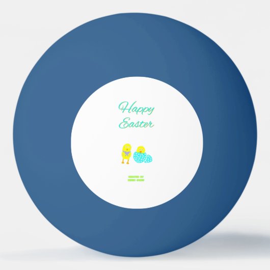 Balle De Ping Pong Pâques Hatchs Ping Pong Ball (Devant)