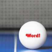 Balle De Ping Pong Parole ! (Filet)