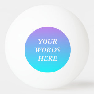 Balle De Ping Pong Pastel Skies