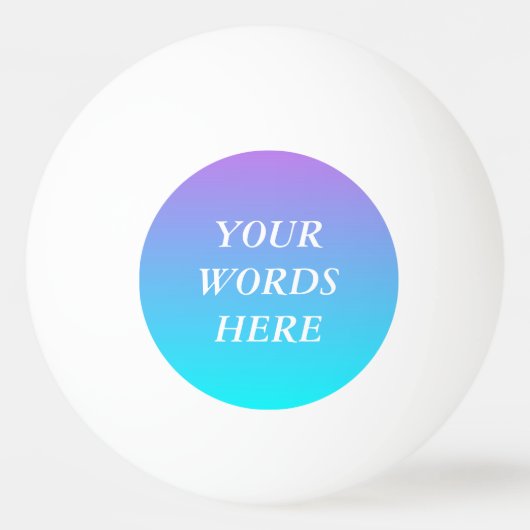 Balle De Ping Pong Pastel Skies (Devant)