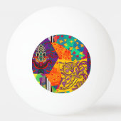 Balle De Ping Pong Patchwork indien turc festier Mandala (Dos)