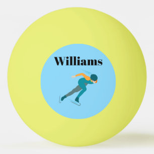 Balle De Ping Pong Patinage de vitesse
