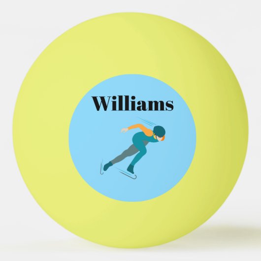 Balle De Ping Pong Patinage de vitesse (Devant)