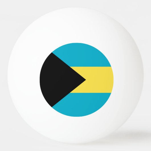 Balle De Ping Pong pavillon des Bahamas (Devant)