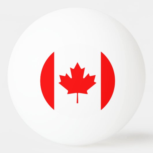 Balle De Ping Pong Pavillon du Canada Ping Pong Ball (Devant)
