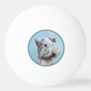 Balle De Ping Pong Peinture Cesky Terrier - Cute Original Chien Art