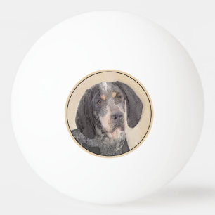 Balle De Ping Pong Peinture de linge bluetick - mignon chien original