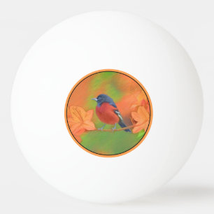Balle De Ping Pong Peinture de l'oiseau chanteur Oriole des vergers Œ