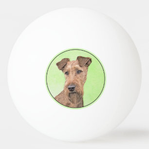Balle De Ping Pong Peinture Irlandaise Terrier - Cute Original Chien
