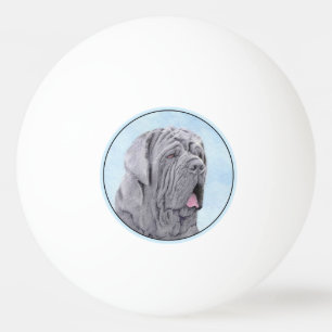 Balle De Ping Pong Peinture Mastiff Neopolitan - Art Chien original
