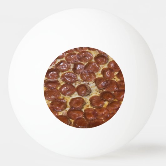 Balle De Ping Pong Pepperoni Pizza (Devant)