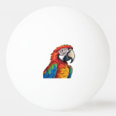 Balle De Ping Pong Perroquet ara (Dos)