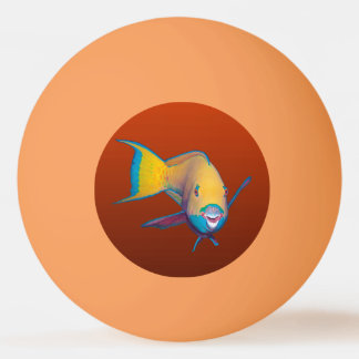 Balle De Ping Pong Perroquet - Conception Abstraite - Découpé d'une p